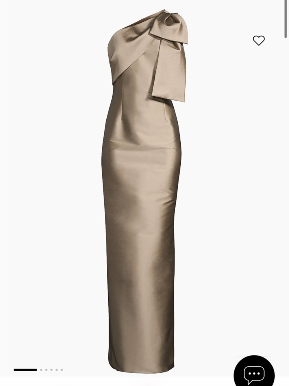 Sachin + Babi One-Shoulder Maxi Dress in Taupe with Bow Detail - Picture 4 of 15
